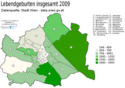 Vorschau Visualisierungen von Bevölkerungsstatistiken