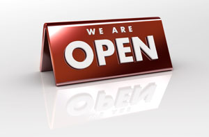 we are open