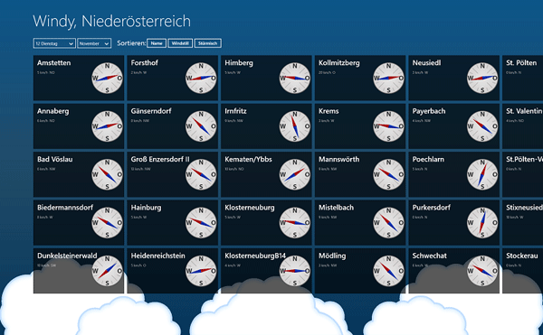 Vorschau Windy