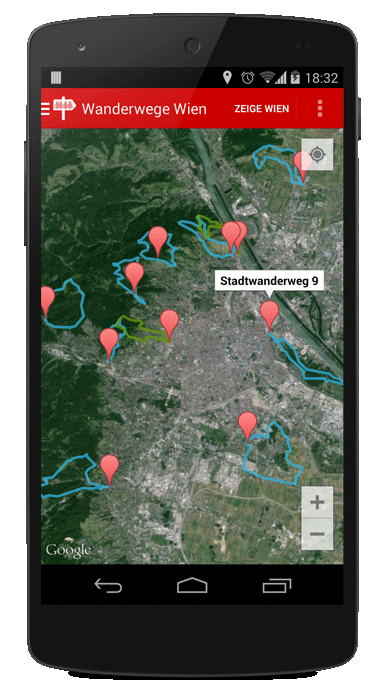 Vorschau Wanderwege Wien