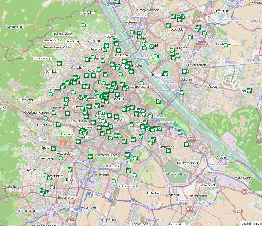 Vorschau Defibrillatoren in Österreich