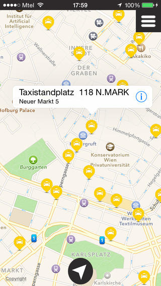 Vorschau TaxiNavi Austria