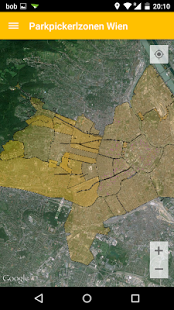 Vorschau Parkpickerlzonen Wien