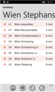 Vorschau Nextstop Wien für Windows Phone