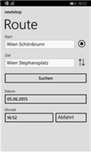 Vorschau Nextstop Wien für Windows Phone