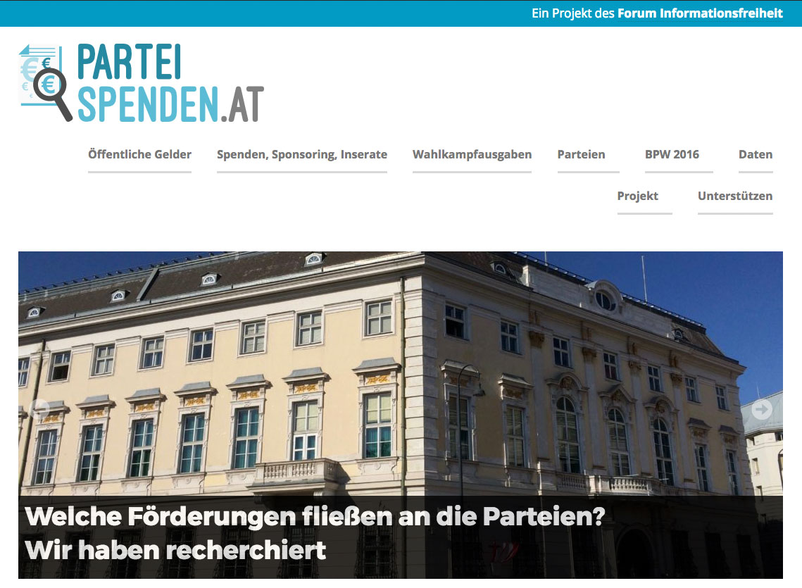 Vorschau Parteispenden.at