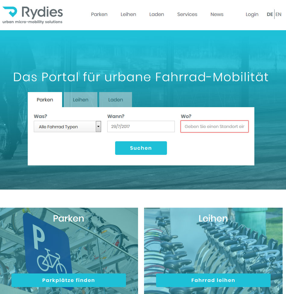 Vorschau Rydies – urban micro-mobility solutions