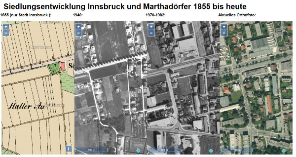 Vorschau Siedlungsgeschichte Innsbruck und Marthadörfer