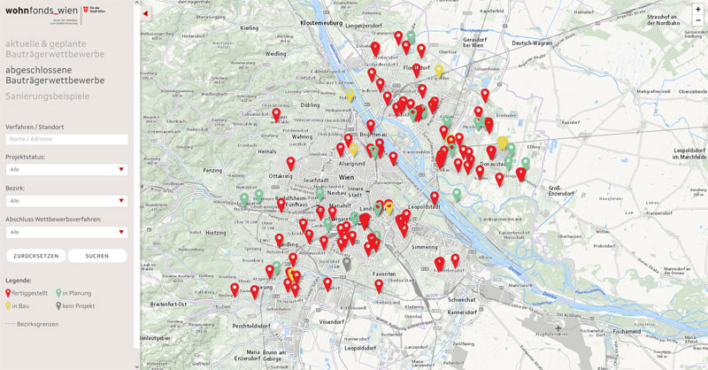 Vorschau Geförderte Neubau- & Sanierungsprojekte in Wien